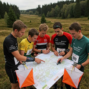 3 Orienteering Team from Second Place to First