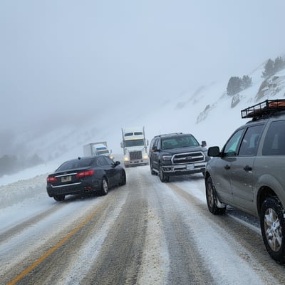 Driving in the snow