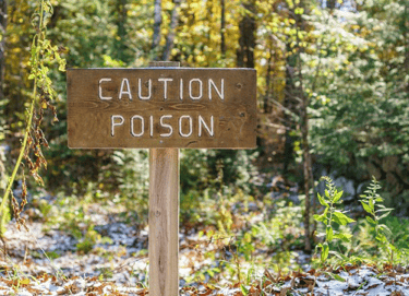 Caution poison