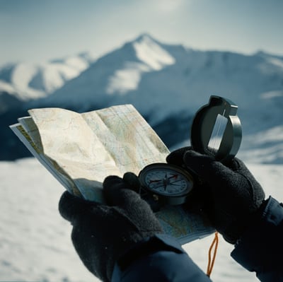 Map Compass Skills for Winter