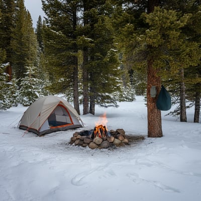 Winter Camping and Wildlife Safety