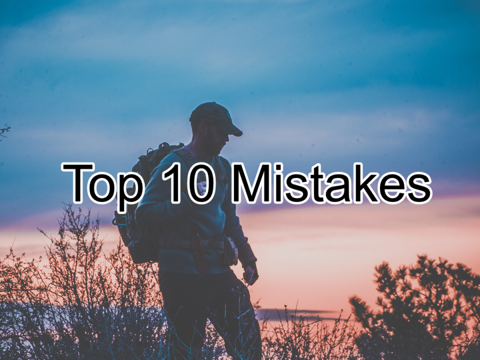Top 10 Mistakes in the Backcountry