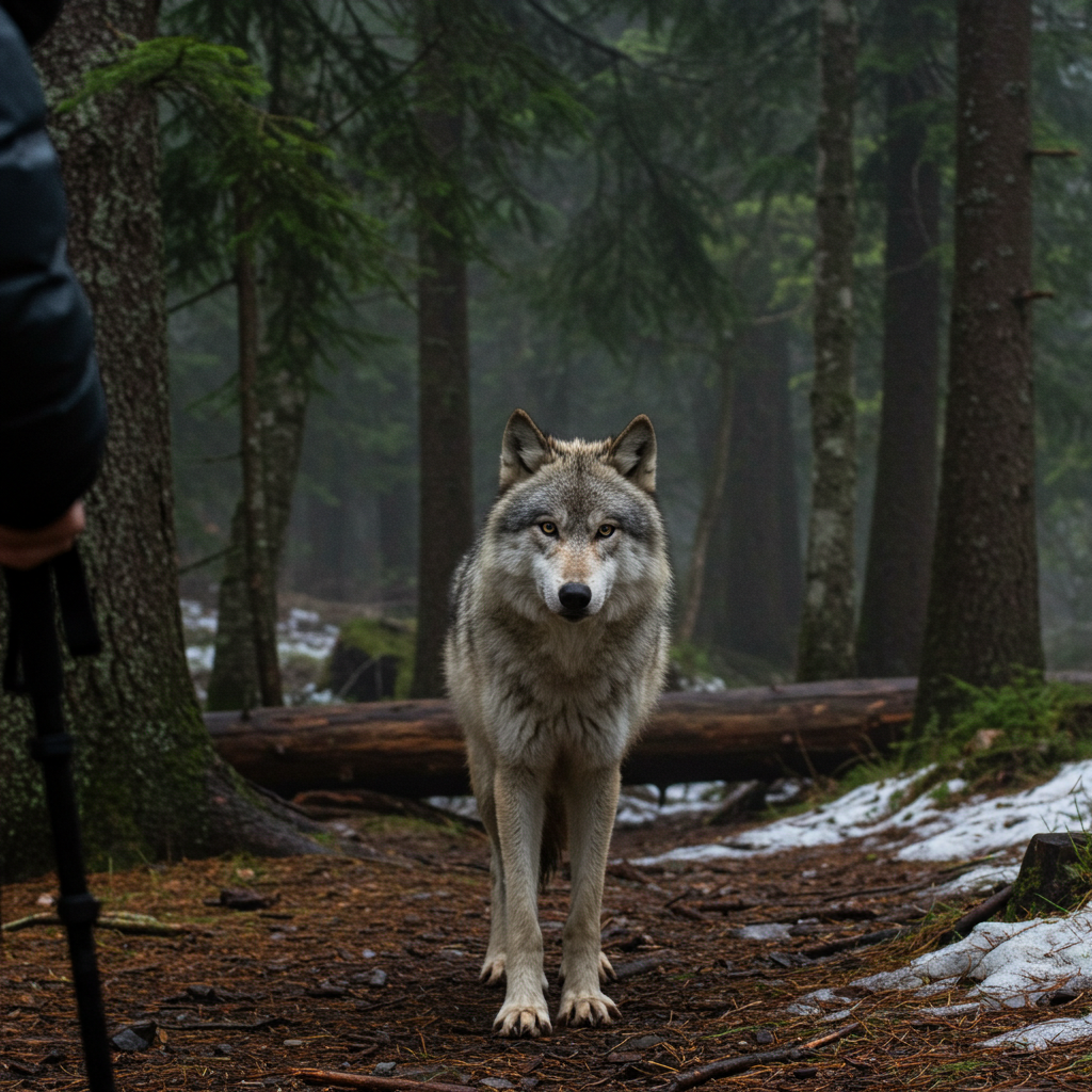 What to Do When You Encounter a Wolf in the Wild