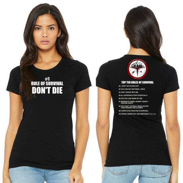 Top 10 Rules of Survival Shirt Womens