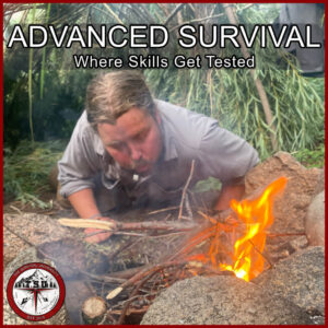 Advanced survival course hands on field training applying fire shelter water and decision making skills in real outdoor conditions