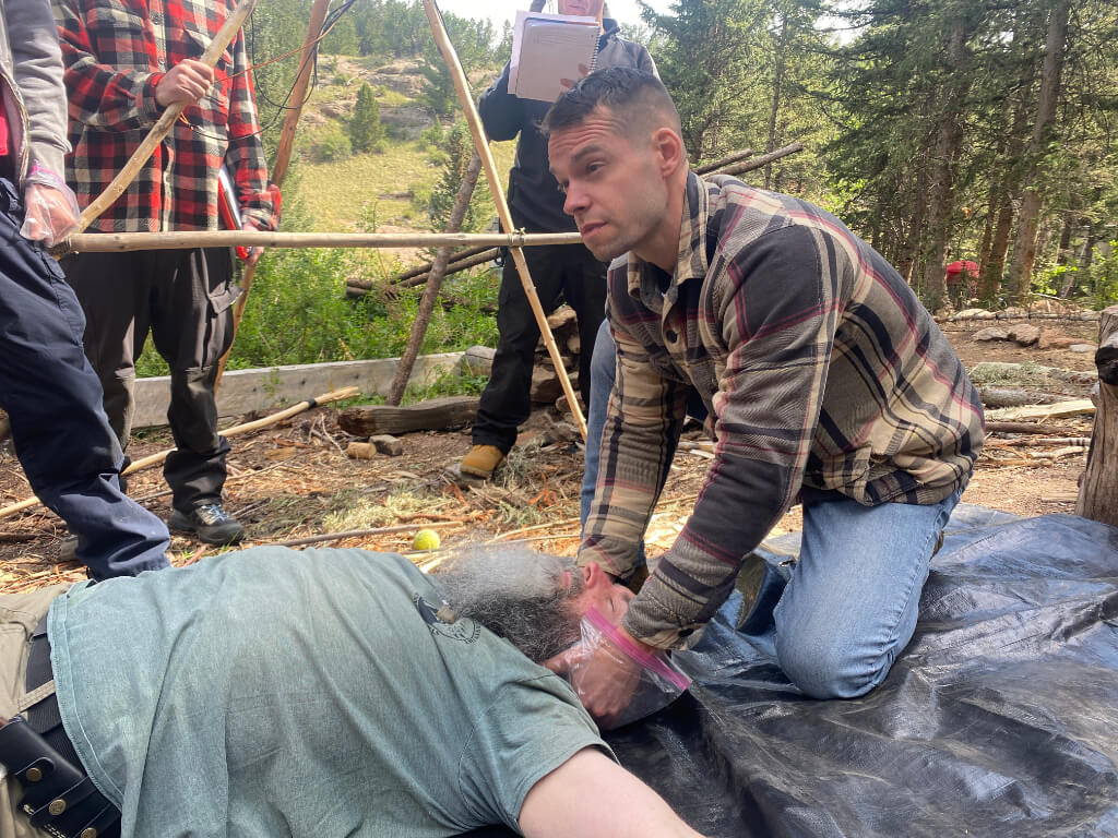 wilderness first aid airway assessment training patient positioning backcountry