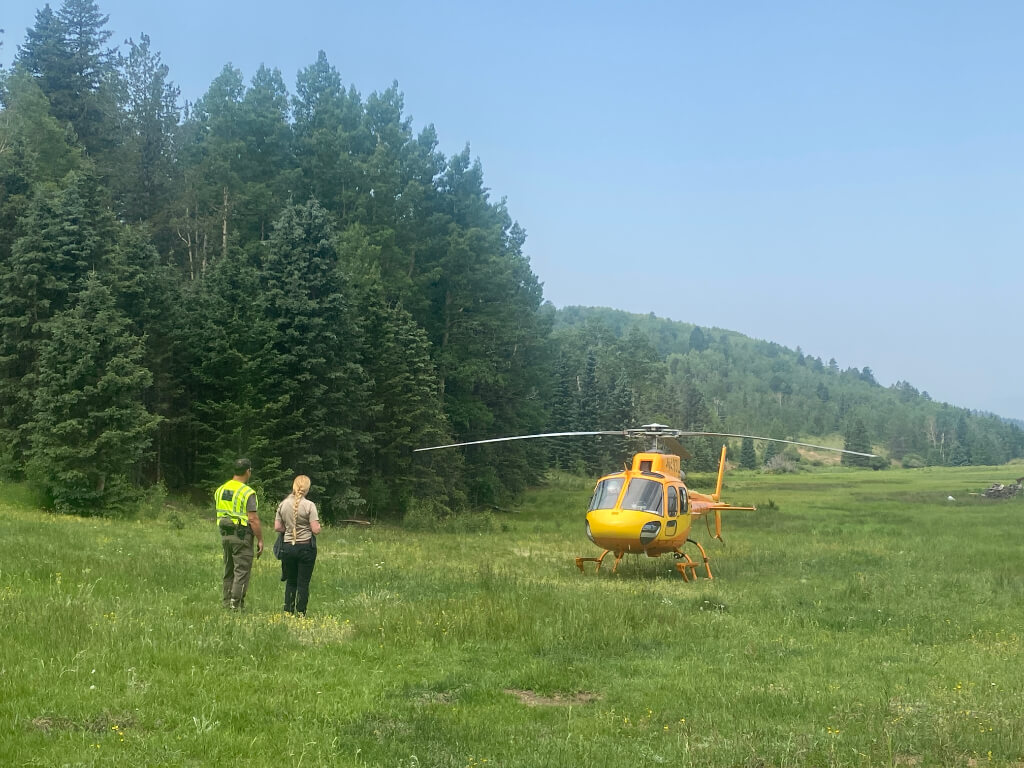 helicopter evacuation backcountry wilderness medical emergency response