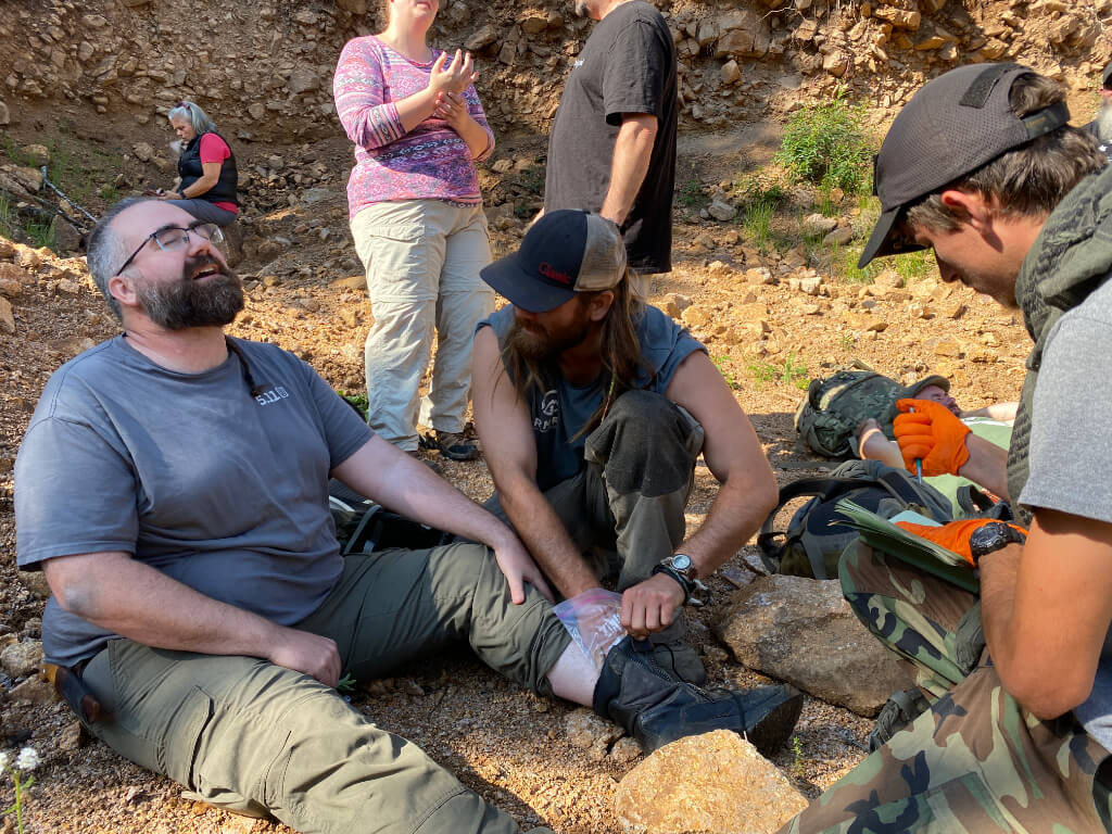 wilderness first aid secondary assessment patient evaluation backcountry scenario